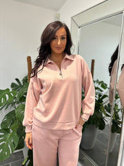 Rose Half Zip Sweatshirt Alice