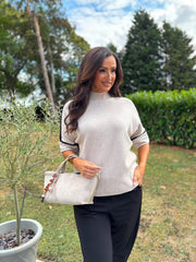 Stone Blanket Stitch Knit Rachel
