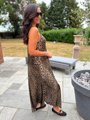 Golden Leopard Shimmer Dress Michelle