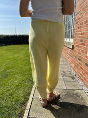 Lemon Bubble Cotton Trouser Set Jasmine