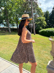 Animal Print Sleeveless Dress Cleo