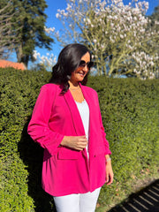 Lipstick Pink Take You Anywhere Jacket