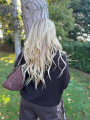 Chocolate Scarf Knit Aspen