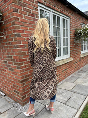 Chocolate Diamond Shimmer Cardigan Freya