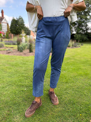 Denim Look Trousers Isla