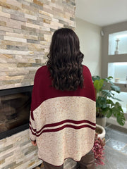 Wine Block Stripe Jumper Bethany