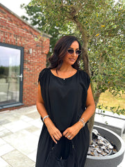Black Two Piece Trouser Set Sara