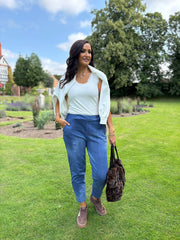 Denim Look Trousers Isla