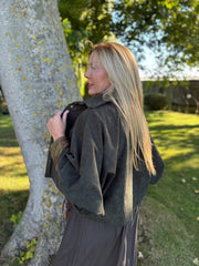 Khaki Cord Jacket Paloma