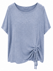 Denim Tie Detail Top Harley