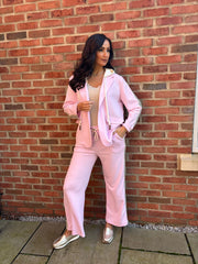 Pink Trouser Suit Celine