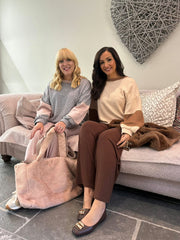 Camel Panel Sweatshirt Willow