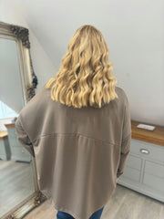 Mocha Hooded Sweat Top Ada