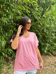 Pink Net Side Panel Top Willow