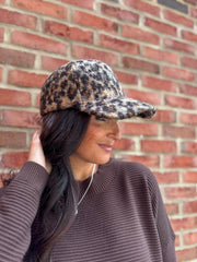 Leopard Boucle Cap