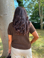 Chocolate Stripe Tie Knit Jayla