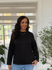 Black Essential Sweatshirt Angela