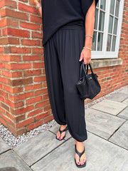 Black Hareem Trousers Libby
