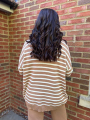 Camel Stripe Jumper Jane