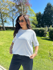 Denim Stripe Top Katie