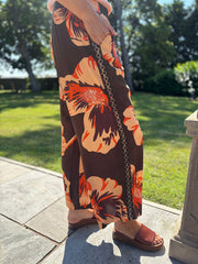 Chocolate Artisan Bloom Trousers Emily