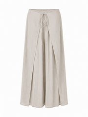 Stone Tie Detail Wrap Trousers