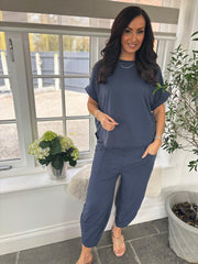 Navy Block Colour Set Cara