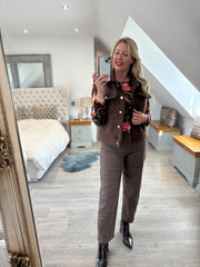 Chocolate Boucle Gilet Elliott