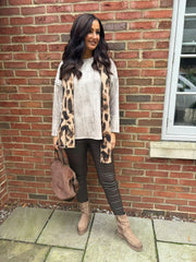 Stone Brushstrokes Sweat Top Natalia