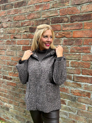 Rose Marl Zip Jacket Tracy