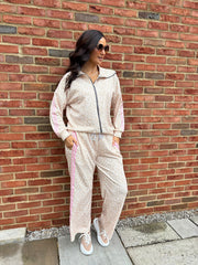 Stone Leopard Tracksuit Serena