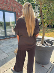 Chocolate Sequin Star Co-Ord Taryn