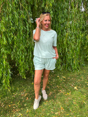 Mint Soft Towelling Set Adriana