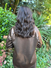 Chocolate Metallic Sweat Top India