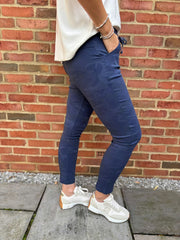 Navy Camo Magic Trousers