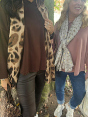 Chocolate Hooded Sweat Top Ada