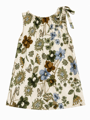 Khaki Floral Top Justine