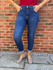 Denim Diamante Straight Leg Jeans