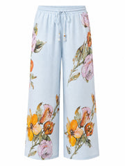 Blue Summer Bloom Trousers Hermione