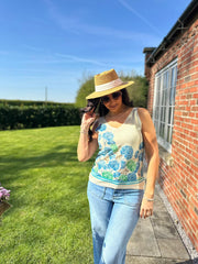 Blue Hydrangea Shimmer Vest Delta