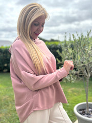 Rose Hooded Sweat Top Ada