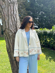 Stone Premium Embroidered Jacket Savannah