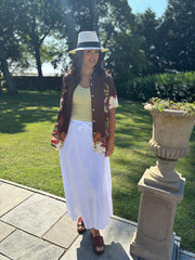 White Maxi Skirt Everly