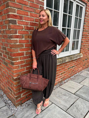 Chocolate Hareem Trousers Libby