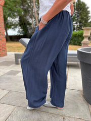 Navy Tina Trousers