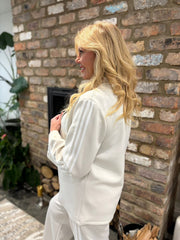 Stone Trouser Suit Octavia