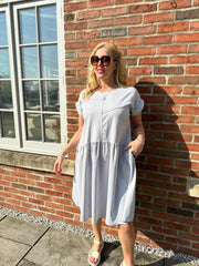 Grey Smock T-Shirt Dress Hazel