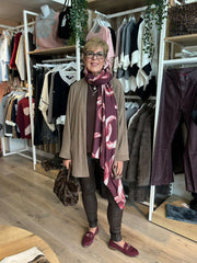 Dark Mocha Textured Corrina Jacket