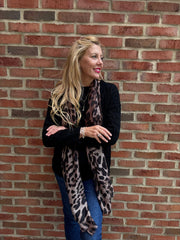 Black Cable Knit Jumper Emilia