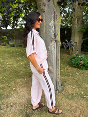 Pink Two Stripe Co-Ord Nikki